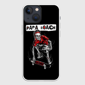 Чехол для iPhone 13 mini с принтом Skater boy в Новосибирске,  |  | alternative | metall | music | papa roach | rock | альтернатива | металл | музыка | папа роач | папа роуч | папа таракан | рок