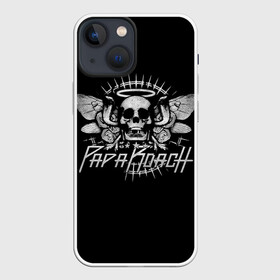 Чехол для iPhone 13 mini с принтом Череп Папа Роуч в Новосибирске,  |  | alternative | metall | music | papa roach | rock | альтернатива | металл | музыка | папа роач | папа роуч | папа таракан | рок