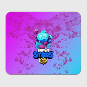 Коврик для мышки прямоугольный с принтом BRAWL STARS SQUEAK: СКВИК. в Новосибирске, натуральный каучук | размер 230 х 185 мм; запечатка лицевой стороны | brawl stars | leon | sally leon | shark | werewolf leon | акула | бравл старс | оборотень | сквик squeak