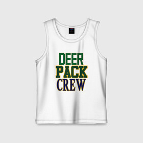 Детская майка хлопок с принтом Deer Pack Crew в Новосибирске,  |  | antetokounmpo | basketball | bucks | giannis | milwaukee | mvp | nba | sport | streetball | адетокумбо | бакс | баскетбол | игра | милуоки | мяч | нба | олень | спорт | стритбол | тренер | чемпион | янис