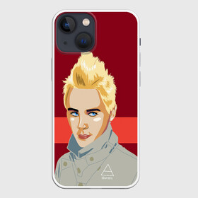 Чехол для iPhone 13 mini с принтом 30 SECONDS TO MARS | Jared Leto (+спина) (Z) в Новосибирске,  |  | 30 seconds to mars | 30 секунд | 30 секунд до марса | jared joseph leto | jared leto | rock | джаред лето | музыка | песни | рок