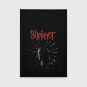 Обложка для автодокументов с принтом CRAIG JONES | SLIPKNOT (Z) в Новосибирске, натуральная кожа |  размер 19,9*13 см; внутри 4 больших “конверта” для документов и один маленький отдел — туда идеально встанут права | Тематика изображения на принте: craig michael jones | rock | slipknot | крэг джонс | петля | рок | скользящий узел | слипкнот | тяжелый рок | удавка