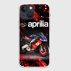 Чехол для iPhone 13 mini с принтом APRILIA   АПРИЛИЯ   MOTO в Новосибирске,  |  | 120. | 50 | aprilia | motorcycle | motosport | racing | rs | speed | sport | априлия | байк | гонки | двигатель | мото | мотокросс | мотоспорт | мототриал | мотоцикл | скорость | спорт