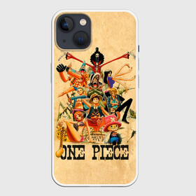Чехол для iPhone 13 с принтом One Piece пираты Соломенной Шляпы в Новосибирске,  |  | anime | manga | monkey d. luffy | one piece | аниме | большой куш | ван пис | вон пис | гол д. роджер | кайдо | король пиратов | луфи | луффи | манга | манки д. луффи | нами | нико робин | пират | портгас д. эйс | ророноа зоро