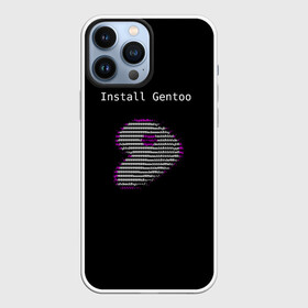 Чехол для iPhone 13 Pro Max с принтом Install Gentoo в Новосибирске,  |  | Тематика изображения на принте: distro | gentoo | linux | programmer | генту | дистибутив | линух | программистам