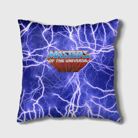 Подушка 3D с принтом Masters of the Universe | Logo | Лого (Z) в Новосибирске, наволочка – 100% полиэстер, наполнитель – холлофайбер (легкий наполнитель, не вызывает аллергию). | состоит из подушки и наволочки. Наволочка на молнии, легко снимается для стирки | he man | logo | masters of the universe | mult | she ra | властелины вселенной | лого | логотип | мульт | мультфильм