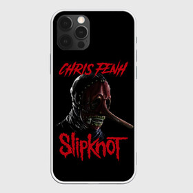 Чехол для iPhone 12 Pro Max с принтом CHRIS FENH | SLIPKNOT | СЛИПКНОТ (Z) в Новосибирске, Силикон |  | chris fenh | rock | slipknot | крис фенх | петля | рок | скользящий узел | слипкнот | тяжелый рок | удавка