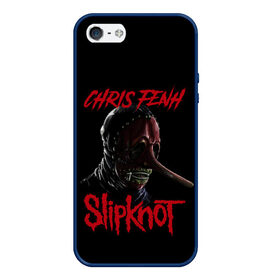 Чехол для iPhone 5/5S матовый с принтом CHRIS FENH | SLIPKNOT | СЛИПКНОТ (Z) в Новосибирске, Силикон | Область печати: задняя сторона чехла, без боковых панелей | chris fenh | rock | slipknot | крис фенх | петля | рок | скользящий узел | слипкнот | тяжелый рок | удавка