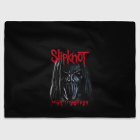 Плед 3D с принтом MICK THOMPSON | SLIPKNOT | СЛИПКНОТ (Z) в Новосибирске, 100% полиэстер | закругленные углы, все края обработаны. Ткань не мнется и не растягивается | Тематика изображения на принте: mick thompson | rock | slipknot | кейси джонс | мик томпсон | петля | рок | скользящий узел | слипкнот | тяжелый рок | удавка