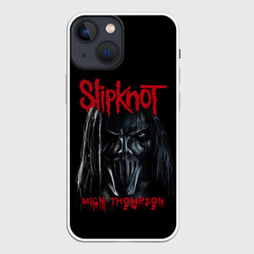 Чехол для iPhone 13 mini с принтом MICK THOMPSON | SLIPKNOT | СЛИПКНОТ (Z) в Новосибирске,  |  | mick thompson | rock | slipknot | кейси джонс | мик томпсон | петля | рок | скользящий узел | слипкнот | тяжелый рок | удавка