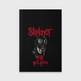 Обложка для паспорта матовая кожа с принтом SID WILSON | SLIPKNOT | СЛИПКНОТ (Z) в Новосибирске, натуральная матовая кожа | размер 19,3 х 13,7 см; прозрачные пластиковые крепления | rock | sid wilson | slipknot | петля | рок | сид вилсон | скользящий узел | слипкнот | тяжелый рок | удавка