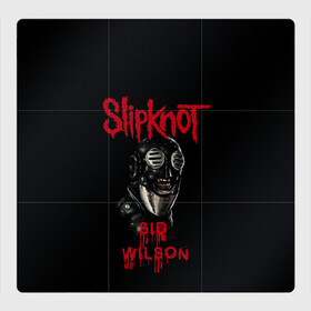 Магнитный плакат 3Х3 с принтом SID WILSON | SLIPKNOT | СЛИПКНОТ (Z) в Новосибирске, Полимерный материал с магнитным слоем | 9 деталей размером 9*9 см | rock | sid wilson | slipknot | петля | рок | сид вилсон | скользящий узел | слипкнот | тяжелый рок | удавка