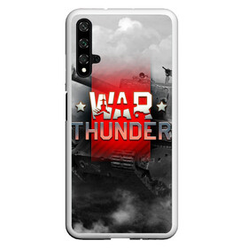 Чехол для Honor 20 с принтом WAR THUNDER / ВАР ТАНДЕР  в Новосибирске, Силикон | Область печати: задняя сторона чехла, без боковых панелей | game | war thunder | warthunder | world of tanks | wot | вар тандер | война | вот | игры | корабли | мир танков. | онлайн игра | самолеты | танки