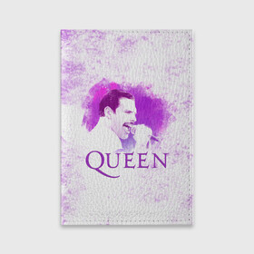 Обложка для паспорта матовая кожа с принтом Freddie Mercury | Queen (Z) в Новосибирске, натуральная матовая кожа | размер 19,3 х 13,7 см; прозрачные пластиковые крепления | freddie mercury | music | queen | брайан мэй | глэм рок | джон дикон | квин | королева | музыка | поп рок | роджер тейлор | фредди меркьюри | хард рок