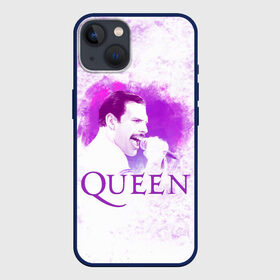 Чехол для iPhone 13 с принтом Freddie Mercury | Queen (Z) в Новосибирске,  |  | freddie mercury | music | queen | брайан мэй | глэм рок | джон дикон | квин | королева | музыка | поп рок | роджер тейлор | фредди меркьюри | хард рок