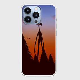 Чехол для iPhone 13 Pro с принтом Сиреноголовый |Siren Head| Лес в Новосибирске,  |  | fade | forest | games | siren head | sun | градиент | детям | игры | лес | надпись | сирена | сиреноголовый | солнце | страшилка | текст | туман | ужастик | хоррор