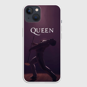 Чехол для iPhone 13 с принтом Freddie Mercury | Queen (Z) в Новосибирске,  |  | freddie mercury | music | queen | брайан мэй | глэм рок | джон дикон | квин | королева | музыка | поп рок | роджер тейлор | фредди | фредди меркьюри | фреди | хард рок