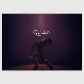 Поздравительная открытка с принтом Freddie Mercury | Queen (Z) в Новосибирске, 100% бумага | плотность бумаги 280 г/м2, матовая, на обратной стороне линовка и место для марки
 | freddie mercury | music | queen | брайан мэй | глэм рок | джон дикон | квин | королева | музыка | поп рок | роджер тейлор | фредди | фредди меркьюри | фреди | хард рок