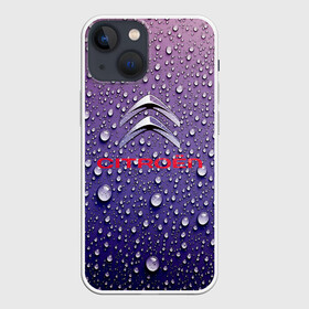 Чехол для iPhone 13 mini с принтом Citroёn Storm | Ситроен ливень в Новосибирске,  |  | auto | car | citroen | motor | sport | sport car | авто | авто бренды | вода | дождь | капли | машина | ситроен | спорт | спорт кар