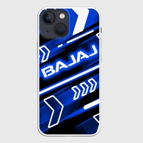 Чехол для iPhone 13 mini с принтом BAJAJ   БАДЖАДЖ   NEON SPORT в Новосибирске,  |  | avenger. | bajaj | boxer | dominar | motorcycle | motosport | pulsar | racing | speed | sport | баджадж | байк | гонки | двигатель | мото | мотокросс | мотоспорт | мототриал | мотоцикл | скорость | спорт