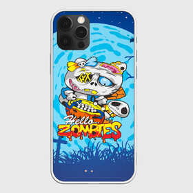 Чехол для iPhone 12 Pro Max с принтом Hello Zombies в Новосибирске, Силикон |  | hello kitty | hello zombies | зомбак | зомби | китти | ужасы | хеллоуин | хэллоуин