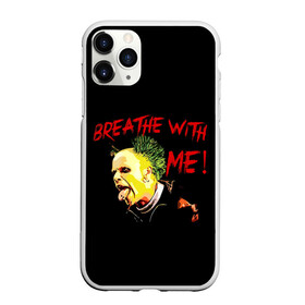 Чехол для iPhone 11 Pro матовый с принтом Breathe whith me в Новосибирске, Силикон |  | alternative | dj | electo | music | prodigy | альтернатива | музыка | продиджи | продижи | электроника