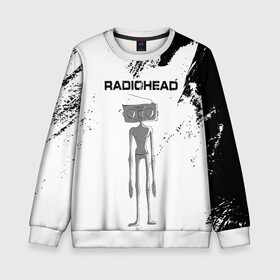 Детский свитшот 3D с принтом Radiohead | Радиохед (Z) в Новосибирске, 100% полиэстер | свободная посадка, прямой крой, мягкая тканевая резинка на рукавах и понизу свитшота | radiohead | thomas edward yorke | альтернативный рок | арт рок | джонни гринвуд | инди рок | колин гринвуд | том йорк | фил селуэй | эд о’брайен | экспериментальный рок | электронная музыка