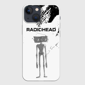 Чехол для iPhone 13 mini с принтом Radiohead | Радиохед (Z) в Новосибирске,  |  | radiohead | thomas edward yorke | альтернативный рок | арт рок | джонни гринвуд | инди рок | колин гринвуд | том йорк | фил селуэй | эд о’брайен | экспериментальный рок | электронная музыка