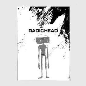 Постер с принтом Radiohead | Радиохед (Z) в Новосибирске, 100% бумага
 | бумага, плотность 150 мг. Матовая, но за счет высокого коэффициента гладкости имеет небольшой блеск и дает на свету блики, но в отличии от глянцевой бумаги не покрыта лаком | radiohead | thomas edward yorke | альтернативный рок | арт рок | джонни гринвуд | инди рок | колин гринвуд | том йорк | фил селуэй | эд о’брайен | экспериментальный рок | электронная музыка