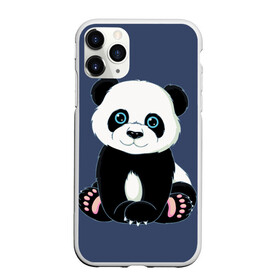 Чехол для iPhone 11 Pro Max матовый с принтом Милая Панда (Sweet Panda) в Новосибирске, Силикон |  | animals | beast | panda | глаза | детям | животные | звери | лапки | милые | мульт | панда | растения | цветы | эвкалипт