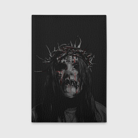 Обложка для автодокументов с принтом Joey Jordison в Новосибирске, натуральная кожа |  размер 19,9*13 см; внутри 4 больших “конверта” для документов и один маленький отдел — туда идеально встанут права | alternative | metall | music | rock | slipknot | slipnot | альтернатива | металл | музыка | рок | слипкнот | слипнот