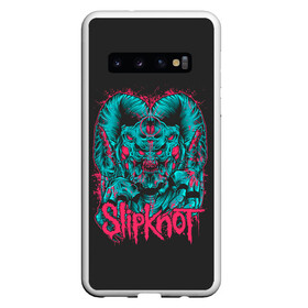 Чехол для Samsung Galaxy S10 с принтом Slipknot Monster в Новосибирске, Силикон | Область печати: задняя сторона чехла, без боковых панелей | alternative | metall | music | rock | slipknot | slipnot | альтернатива | металл | музыка | рок | слипкнот | слипнот