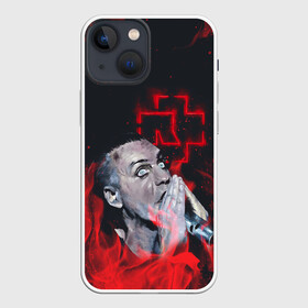 Чехол для iPhone 13 mini с принтом Тилль Линдеманн | Till Lindemann (Z) в Новосибирске,  |  | rammstein | till lindemann | готик метал | индастриал метал | пауль ландерс | рамштайн | рихард круспе | тилль линдеманн | хард рок