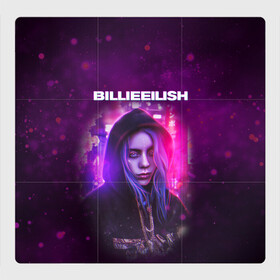 Магнитный плакат 3Х3 с принтом BILLIE EILISH | GLITCH (Z) в Новосибирске, Полимерный материал с магнитным слоем | 9 деталей размером 9*9 см | be | billie | billie eilish | blohsh | ghoul | glitch | айлиш | билли | билли айлиш | бэрд | глитч | пайрат | пайрат бэрд