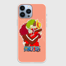 Чехол для iPhone 13 Pro Max с принтом Бартоломео и Луффи One Piece в Новосибирске,  |  | anime | bartolomeo | manga | monkey d. luffy | one piece | альфаромео | аниме | бартоломео | большой куш | ван пис | вон пис | каннибал | капитан | клуб барто | луси | луфи | луффи | манга | манки д. луффи | мугивара | пират