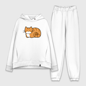 Женский костюм хлопок Oversize с принтом Кошечка в Новосибирске,  |  | animal | cat | cute | kitty | meow | друг | животные | киска | кися | китти | кот | котенок | котик | котэ | кошечка | кошка | мур | мяу | питомец