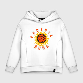 Детское худи Oversize хлопок с принтом Phoenix Suns в Новосибирске, френч-терри — 70% хлопок, 30% полиэстер. Мягкий теплый начес внутри —100% хлопок | боковые карманы, эластичные манжеты и нижняя кромка, капюшон на магнитной кнопке | basketball | mvp | nba | phoenix | sport | streetball | suns | аризона | баскетбол | игра | крис пол | мяч | нба | санс | спорт | стритбол | тренер | финикс | чемпион