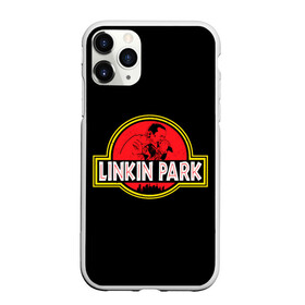 Чехол для iPhone 11 Pro матовый с принтом LP x JP в Новосибирске, Силикон |  | alternative | linkin park | metall | music | rock | альтернатива | линкин парк | металл | музыка | парк юрского периода | рок