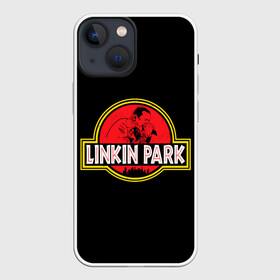 Чехол для iPhone 13 mini с принтом LP x JP в Новосибирске,  |  | alternative | linkin park | metall | music | rock | альтернатива | линкин парк | металл | музыка | парк юрского периода | рок