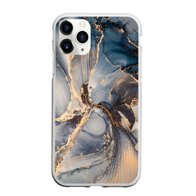 Чехол для iPhone 11 Pro Max матовый с принтом Fluid art ink mix в Новосибирске, Силикон |  | fluid art | абстракция | линии | смешение красок | чернила