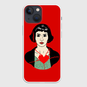 Чехол для iPhone 13 mini с принтом Амели   Amelie в Новосибирске,  |  | amelie | amelie poulain | audrey tautou | амели | амели пулен | амели фильм | кино | одри тоту | фильм амели | франция