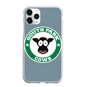 Чехол для iPhone 11 Pro матовый с принтом Коровы вперед в Новосибирске, Силикон |  | cow | south park | sport | коровы | мульт | мультфильм | спорт | южный парк