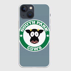 Чехол для iPhone 13 mini с принтом Коровы вперед в Новосибирске,  |  | cow | south park | sport | коровы | мульт | мультфильм | спорт | южный парк