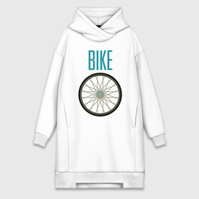 Платье-худи хлопок с принтом Велосипед, колесо в Новосибирске,  |  | bike | байк | вело | велобайк | велосипед | велосипедные | велоспорт | для велосипеда | колесо | спорт