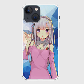 Чехол для iPhone 13 mini с принтом EmiliaRem в Новосибирске,  |  | anime | emilia | re | re zero | rem | аниме | жизнь с нуля | ре зеро | рем | эмилия