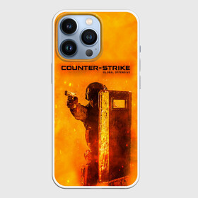 Чехол для iPhone 13 Pro с принтом CS GO FIRE | КС ГО (Z) в Новосибирске,  |  | awp | counter strike | cs go | cs go global offensive | cs:go | csgo | global offensive | глобальное наступление | контрудар | кс го | ксго