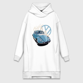 Платье-худи хлопок с принтом VW Kafer Skylik в Новосибирске,  |  | beetle | kafer | volkswagen | vw | авто | автомобили | битл | вольцваген | жук | машины | фольксваген | фольцваген