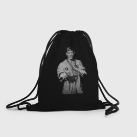 Рюкзак-мешок 3D с принтом John Cena в Новосибирске, 100% полиэстер | плотность ткани — 200 г/м2, размер — 35 х 45 см; лямки — толстые шнурки, застежка на шнуровке, без карманов и подкладки | wrestling | you cant see me | буквы | джон сина | знаменитость | кепка | человек