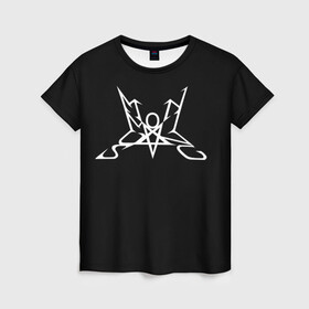 Женская футболка 3D с принтом Summoning в Новосибирске, 100% полиэфир ( синтетическое хлопкоподобное полотно) | прямой крой, круглый вырез горловины, длина до линии бедер | band | metal | rock | summoning | группа | метал | рок | саммонинг