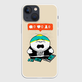 Чехол для iPhone 13 mini с принтом Ноль лайков в Новосибирске,  |  | banksy | cartman | south park | бэнкси | мульт | мультфильм | эрик картман | южный парк